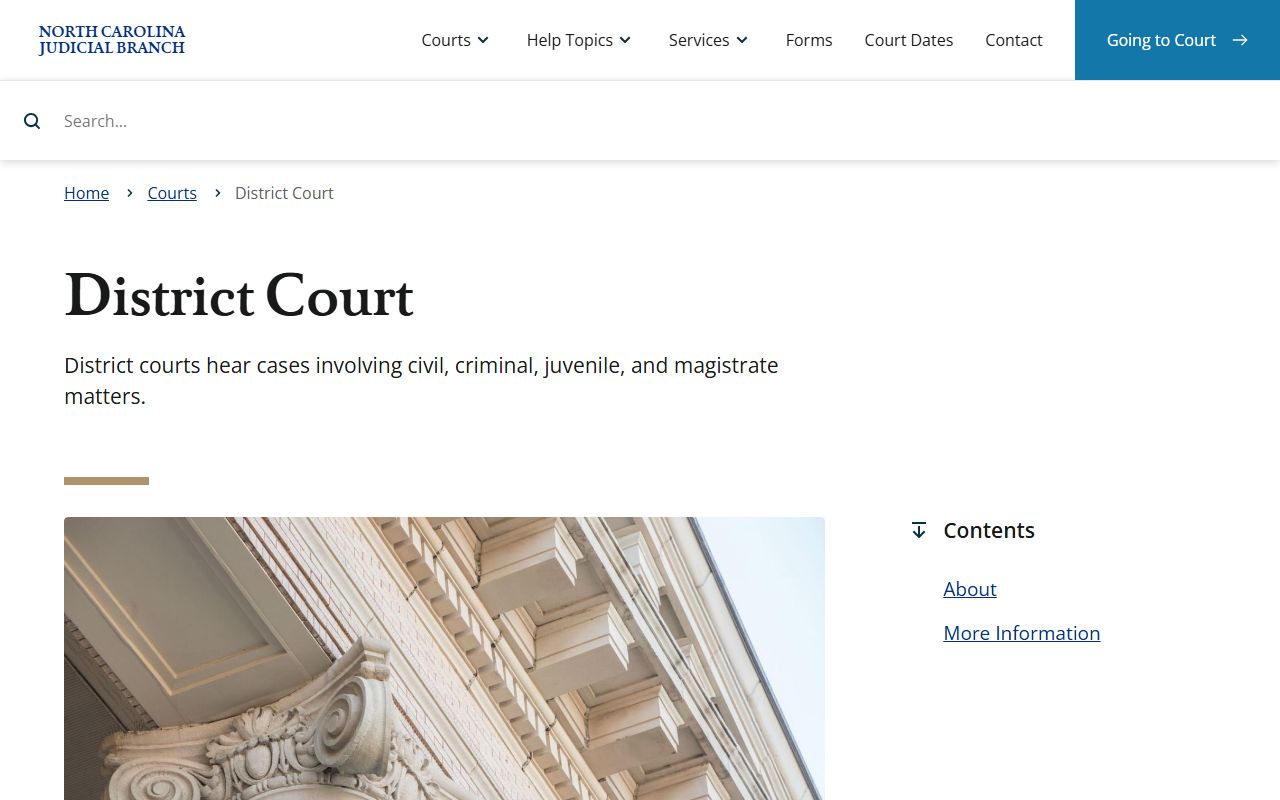 Alleghany County District Court lower court overview