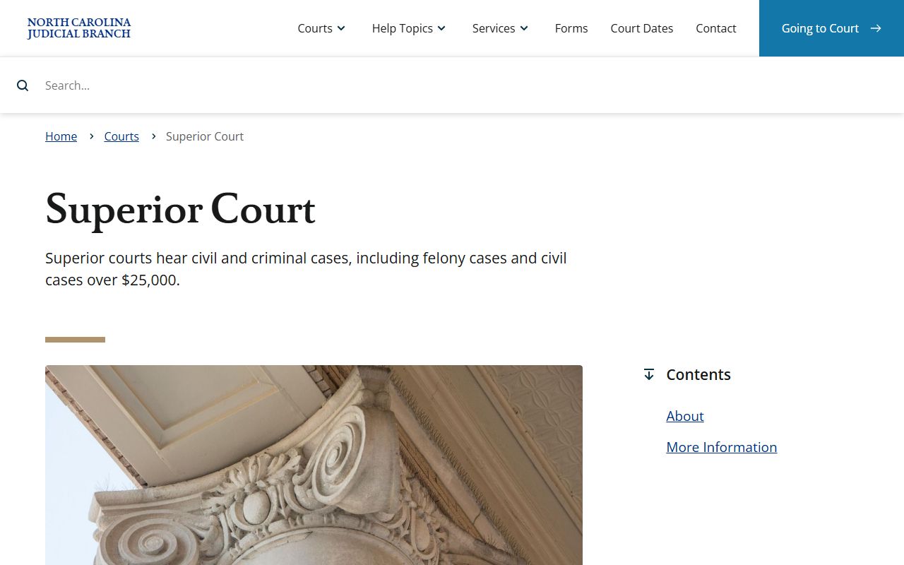Alleghany County Superior Court statewide overview