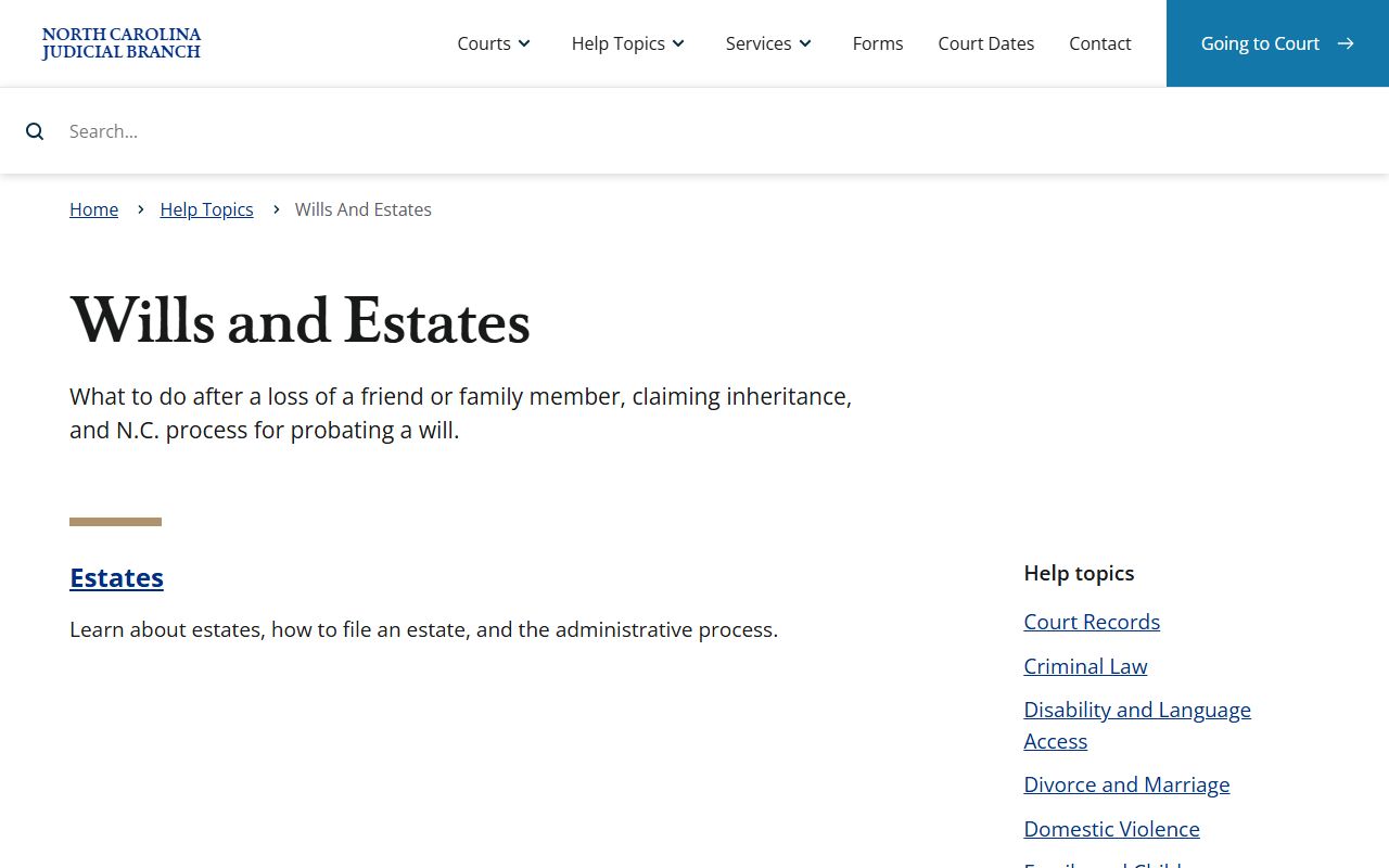 Alleghany County probate records wills and estates help topic