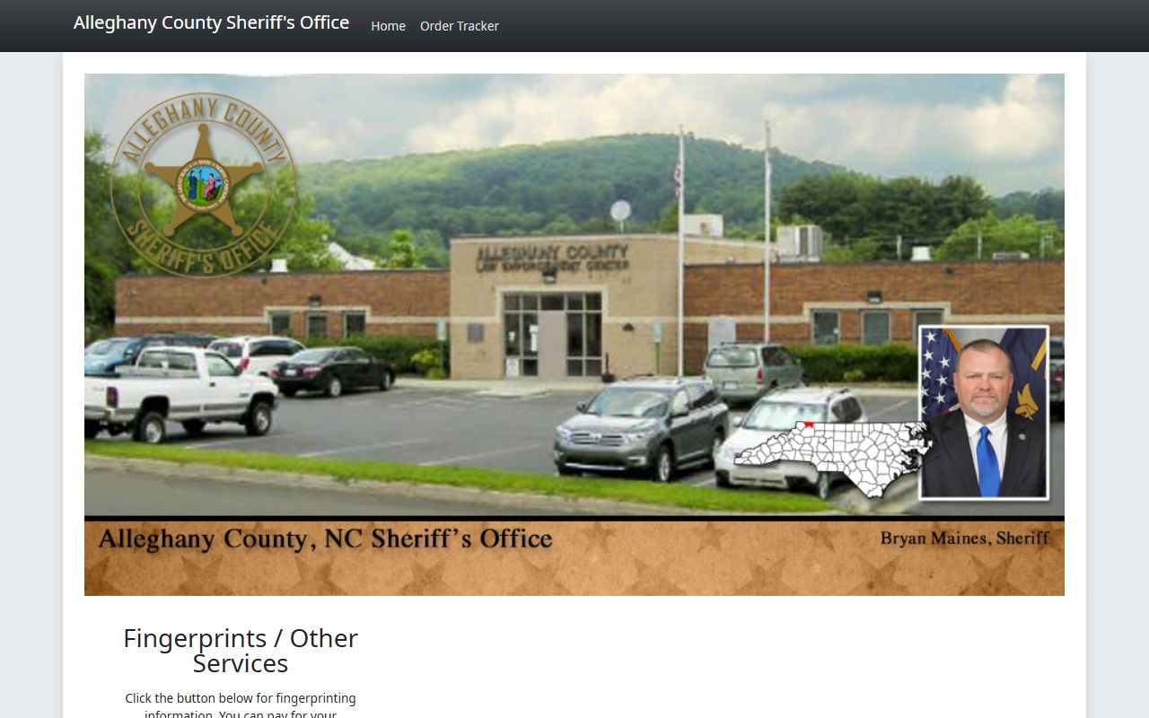 Alleghany County warrant records sheriff Permitium portal